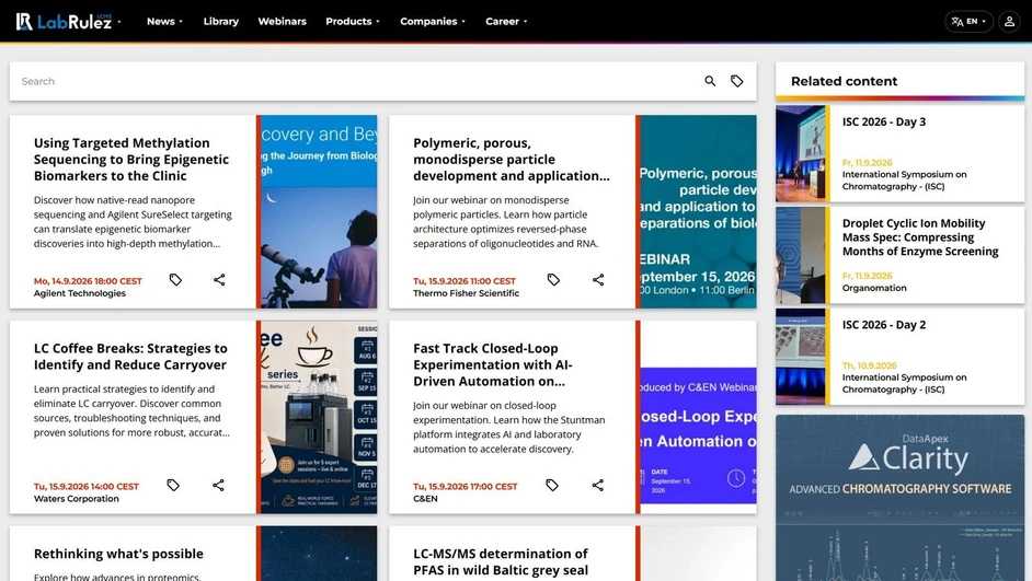 <p>LabRulez: Webinars LabRulezLCMS Week 38/2026</p>