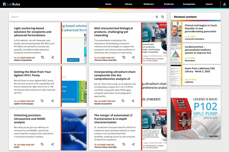 <p>LabRulez: Webinars LabRulezLCMS Week 3/2025</p>