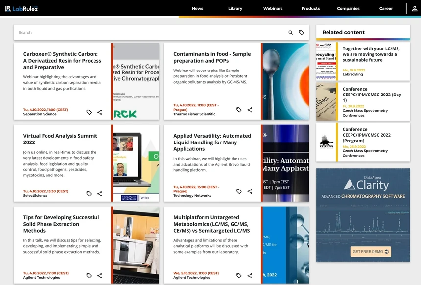 <p>LabRulez: Webinars LabRulezLCMS Week 40/2022</p>
