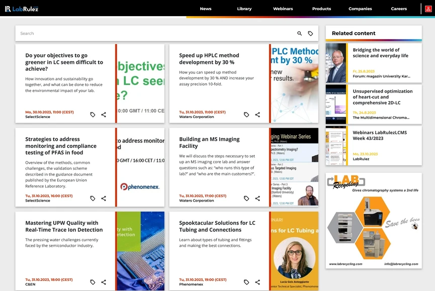 <p>LabRulez: Webinars LabRulezLCMS Week 44/2023</p>
