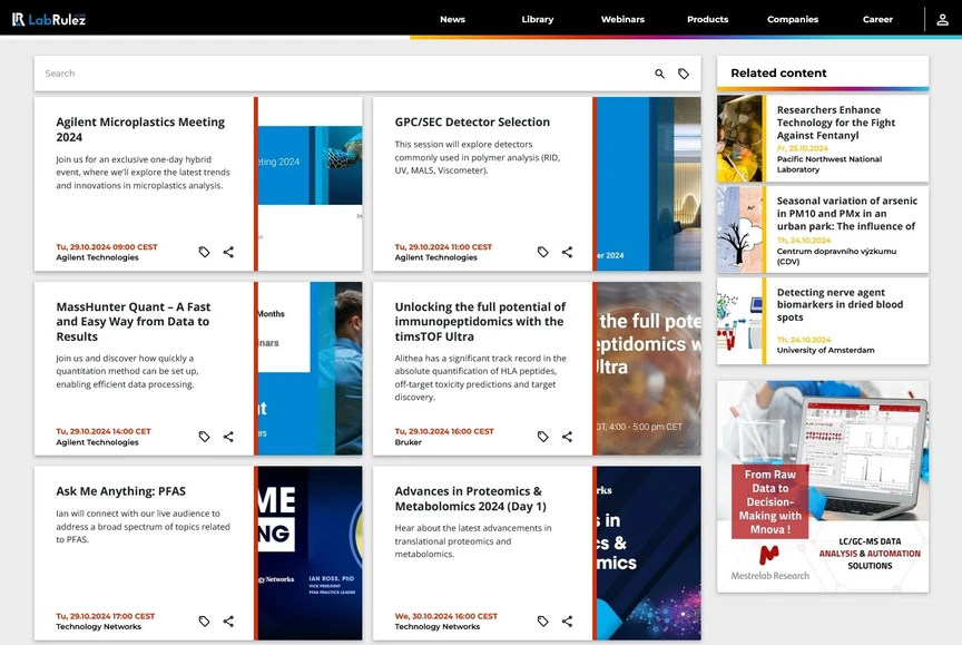 <p>LabRulez: Webinars LabRulezLCMS Week 44/2024</p>