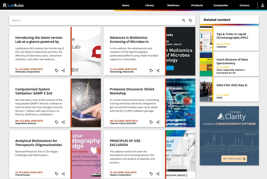 <p>LabRulez: Webinars LabRulezLCMS Week 7/2023</p>