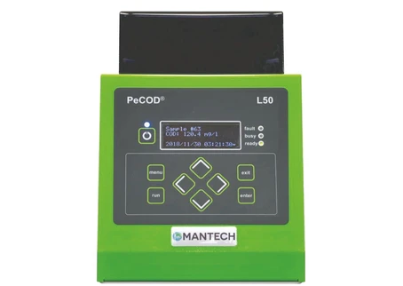 MANTECH PeCOD analyzátor chemické spotřeby kyslíku