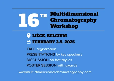 16th Multidimensional Chromatography Workshop (MDCW) - Program