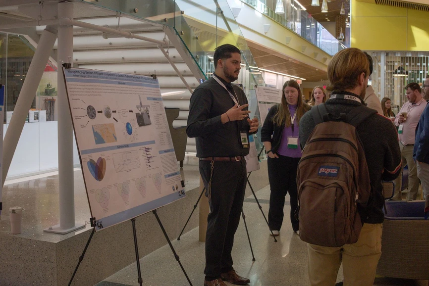 MDCW: 17th MDCW 2026 (Day 1): P-18 Microplastics as vectors of organic contaminants on Southern California beaches: A TD/Py-GC×GC-TOFMS study (Nathan Venegas, Cal State LA)