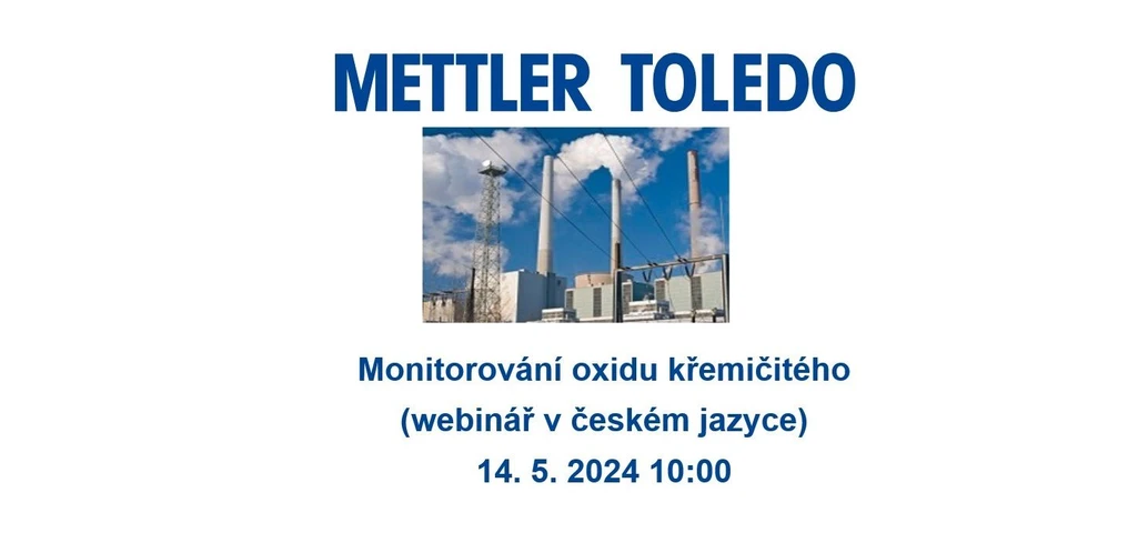 METTLER TOLEDO: Monitorování oxidu křemičitého