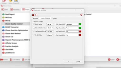 Mestrelab Mnova Gears – Chrom QC software
