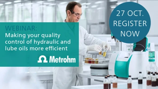 Making your quality control of hydraulic and lube oils more efficient