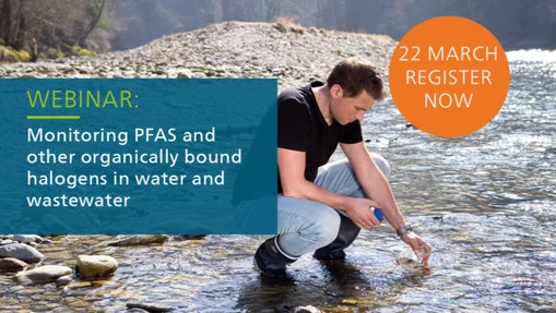 Monitoring PFAS and other organically bound halogens in water and wastewater