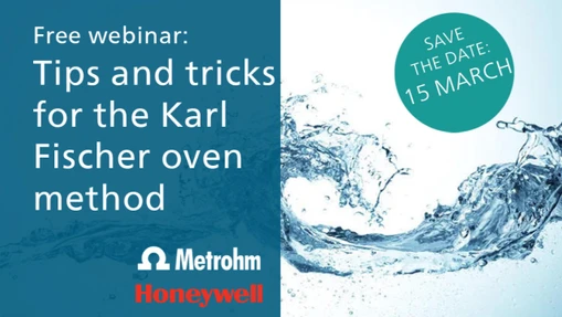 Tips and tricks for Karl Fischer water determination using the oven method