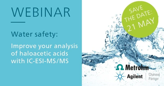 Water safety: Improve your analysis of haloacetic acids with IC-ESI-MS/MS