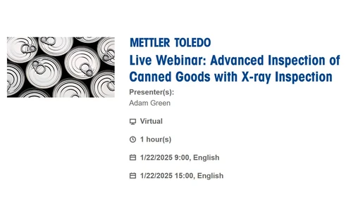 Advanced Inspection of Canned Goods with X-ray Inspection 