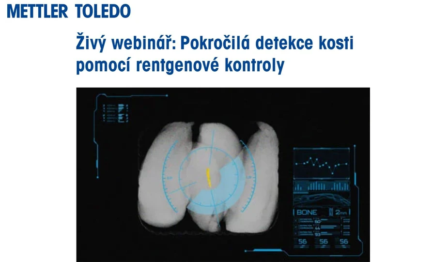 Mettler Toledo: Pokročilá detekce kosti pomocí rentgenové kontroly