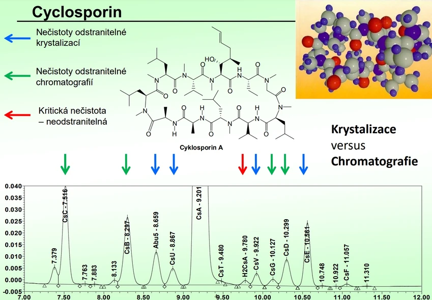Mihulka: Cyclosporin - nečistoty