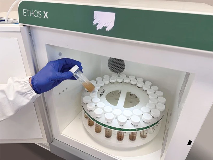 Milestone: ETHOS X microwave extraction system