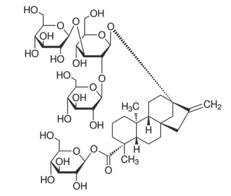 Fig. 1 Structure of rebaudioside A