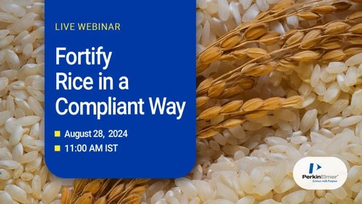 Fortify Rice in a compliant way