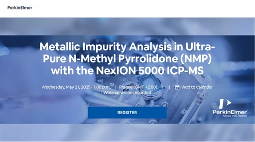 Metallic Impurity Analysis in Ultra-Pure N-Methyl Pyrrolidone (NMP) with the NexION 5000 ICP-MS