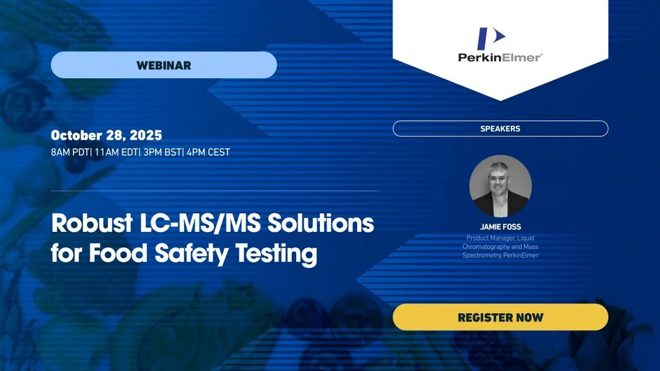 PerkinElmer: Robust LC-MS/MS Solutions for Food Safety Testing