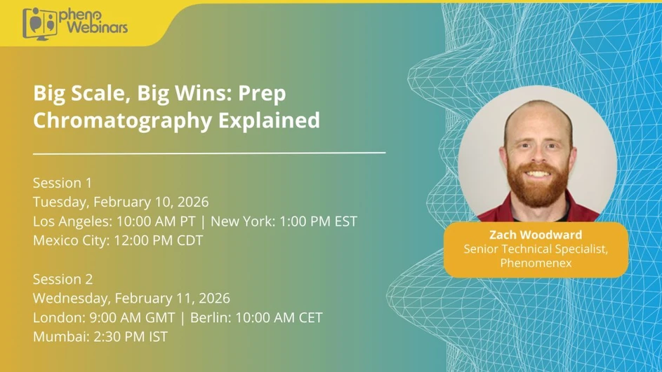 Phenomenex: Big Scale, Big Wins: Prep Chromatography Explained