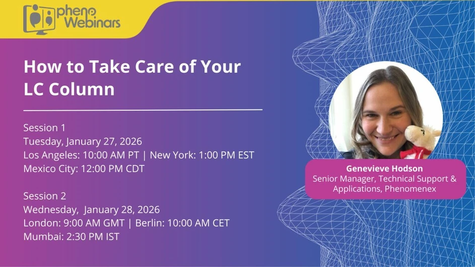 Phenomenex: How to Take Care of Your LC Column