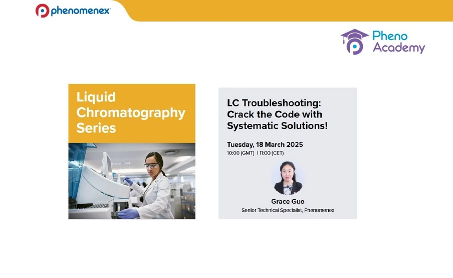 Phenomenex: LC Troubleshooting: Crack the Code with Systematic Solutions!