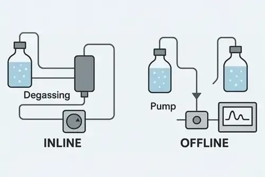 <p><strong>Phenomenex:</strong> Degassing Techniques in HPLC: Inline vs Offline</p>