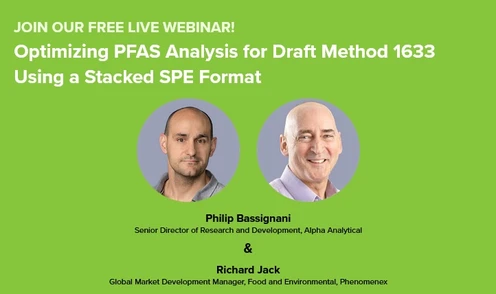 Optimizing PFAS Analysis for Draft Method 1633 Using a Stacked SPE Format