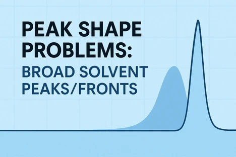 Peak Shape Problems: Broad Solvent Peaks/Fronts