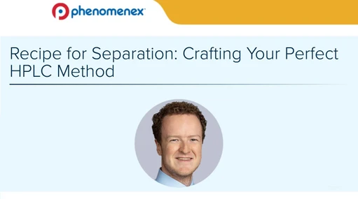 Recipe for Separation: Crafting Your Perfect HPLC Method