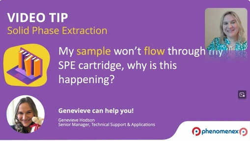 SPE Troubleshooting: Why Won't My Sample Flow Through the SPE Cartridge?