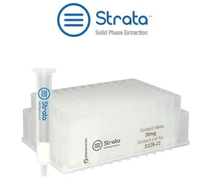 Phenomenex Strata C18-E Extrakce na pevné fázi (SPE)