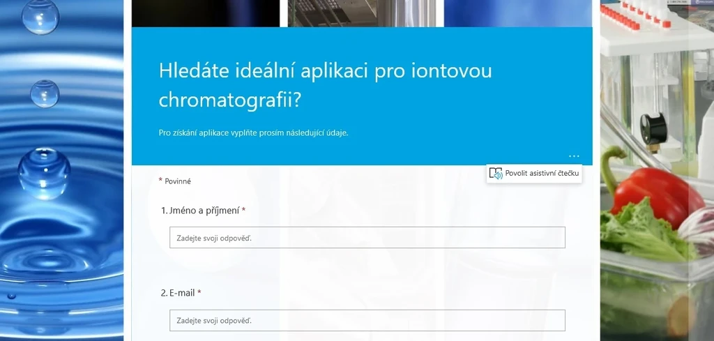 Pragolab: Dotazník: Hledáte ideální aplikaci pro iontovou chromatografii