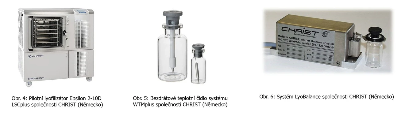Pragolab: Obr. 3: Laboratorní lyofilizátory společnosti CHRIST (Německo)