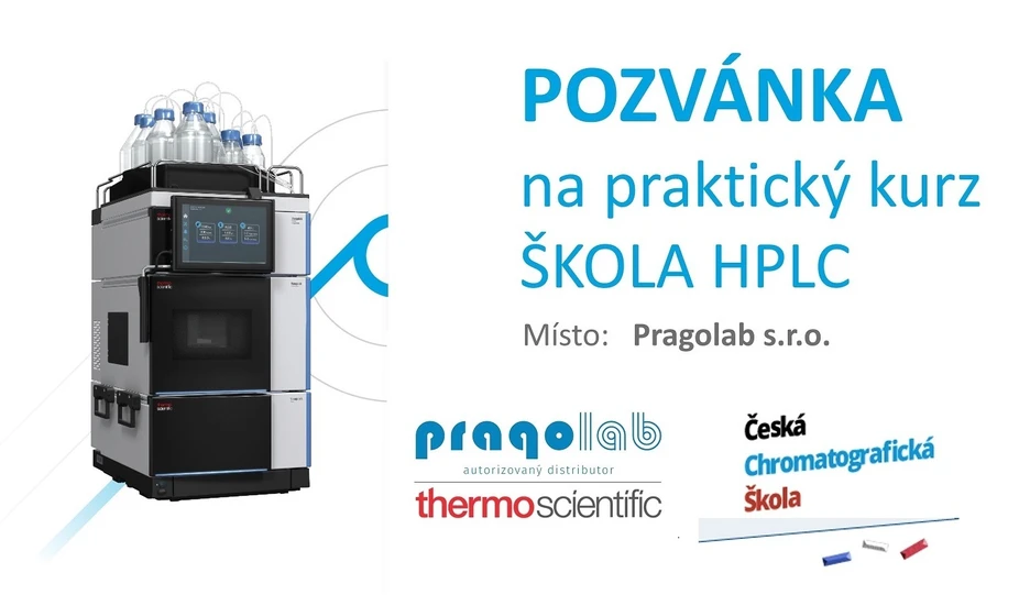 <p>Pragolab: Praktický kurz Škola HPLC</p>
