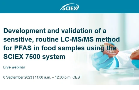 Development and validation of a sensitive, routine LC-MS/MS method for PFAS in food samples using the SCIEX 7500 system