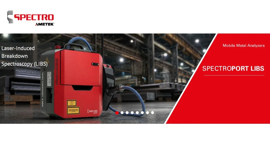 SPECTRO / AMETEK: Introducing SPECTROPORT LIBS — Reliable On‑Site Metal Identification
