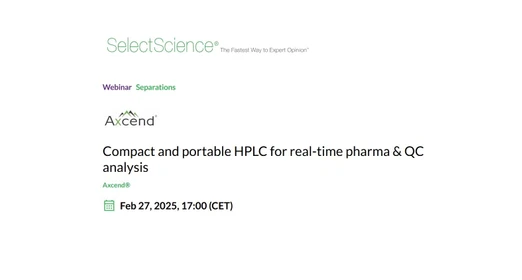 Compact and portable HPLC for real-time pharma & QC analysis