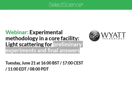Experimental methodology in a core facility: Light scattering for preliminary experiments and final answers