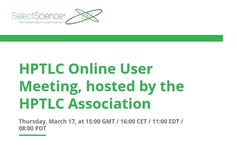 HPTLC Online User Meeting, hosted by the HPTLC Association