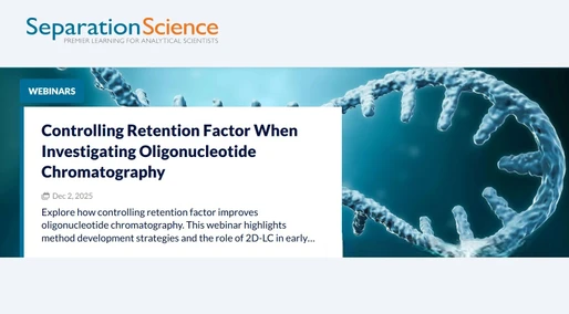 Controlling Retention Factor When Investigating Oligonucleotide Chromatography