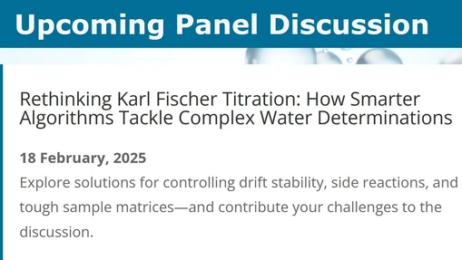 Rethinking Karl Fischer Titration: How Smarter Algorithms Tackle Complex Water Determinations