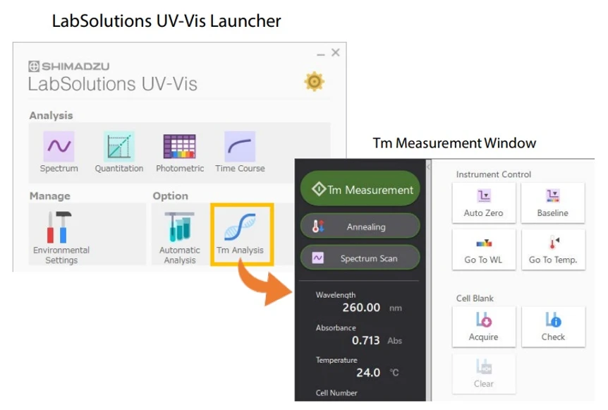 Shimadzu: Obrázek 2. LabSolutions™ UV Vis Tm Software