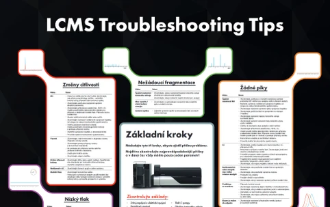 Průvodce řešením problémů v LC/MS - rozlišení, fragmentace, detekce