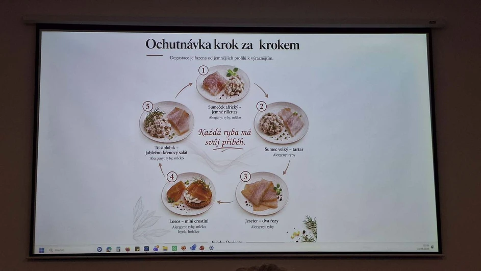 Škola hmotnostní spektrometrie: 27. Škola MS 2026 - den 2: Společenský večer firmy Pragolab (ochutnávka rybích produktů uzených studeným kouřem)