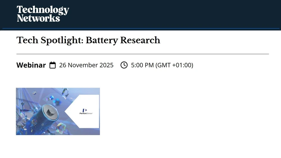 Technology Networks: Tech Spotlight: Battery Research