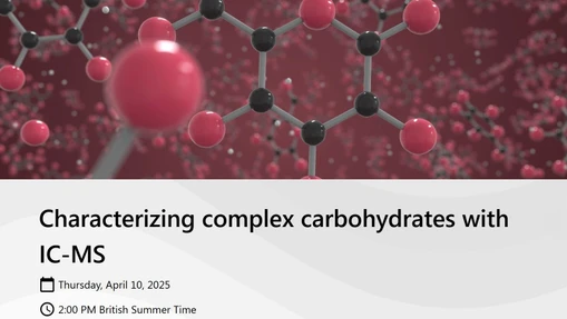 Characterizing complex carbohydrates with IC-MS