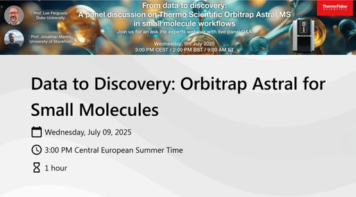 Data to Discovery: Orbitrap Astral for Small Molecules
