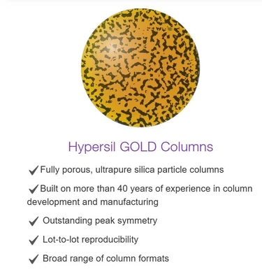 Thermo Scientific Hypersil GOLD Peptide Columns