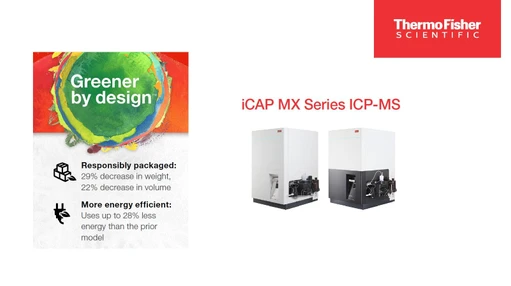 Thermo Scientific iCAP MX Series ICP-MS: Nová generace úsporných a ekologických hmotnostních spektrometrů
